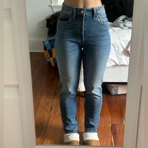 RE/DONE straight leg jeans